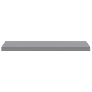 Schwebende Wandregale, Grau, 90cm, 2er-Set