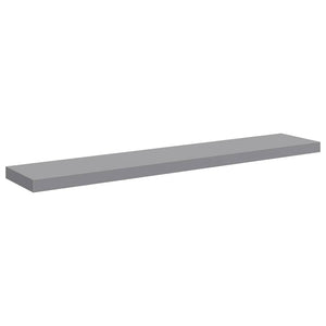 Schwebendes Wandregal Grau 120 cm