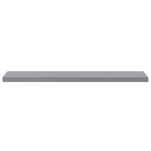 Schwebende Wandregale, Grau, 120 cm, 2er-Set