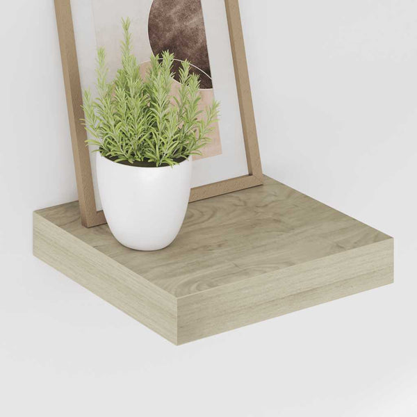 vidaXL Étagère murale flottante couleur chêne 23x23,5x3,8 cm MDF