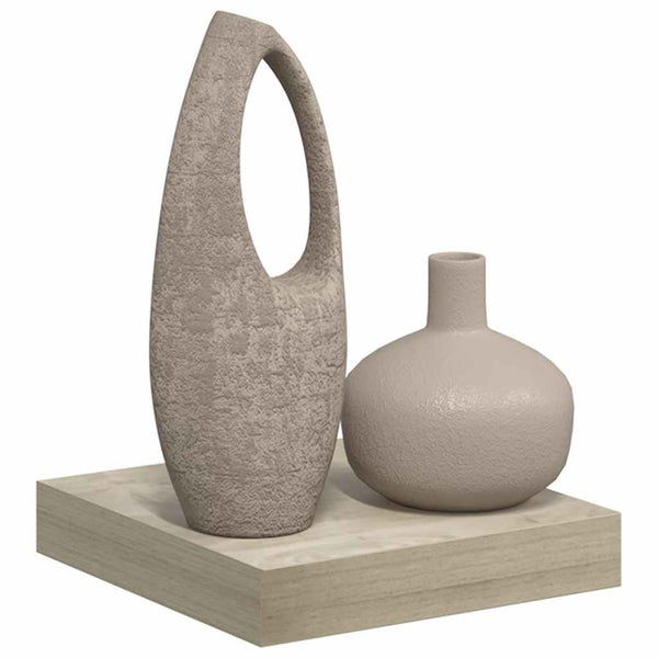 vidaXL Étagère murale flottante couleur chêne 23x23,5x3,8 cm MDF