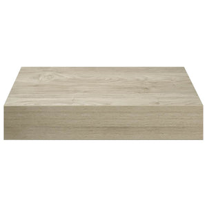 Schwebende Wandregale, 2er Set, Eiche