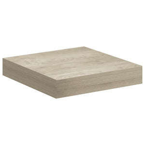 Schwebende Wandregale, 4er Set, Eichefarben