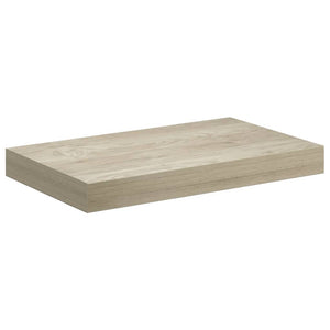 Schwebende Wandregale, 4er Set, Eiche