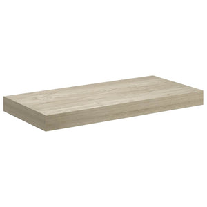 Schwebendes Wandregal, Eichefarben, 50 cm