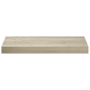 Schwebendes Wandregal, Eichefarben, 50 cm