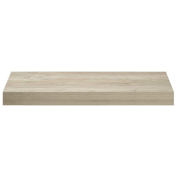 Schwebendes Wandregal, Eichefarben, 50 cm