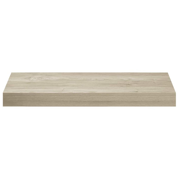 Schwebende Wandregale, 2er-Set, Eichefarben