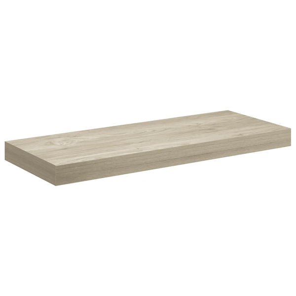 Schwebendes Wandregal, Eichefarben, 60 cm