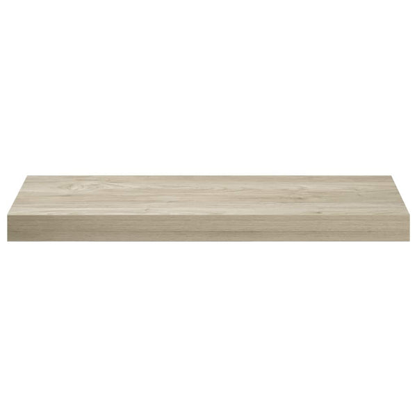 Schwebendes Wandregal, Eichefarben, 60 cm