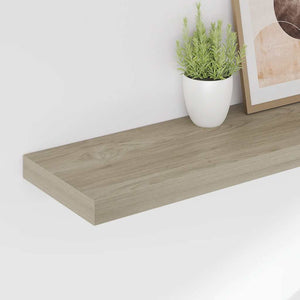 vidaXL Étagères flottantes 2 pcs Aspect chêne 80x23,5x3,8 cm MDF