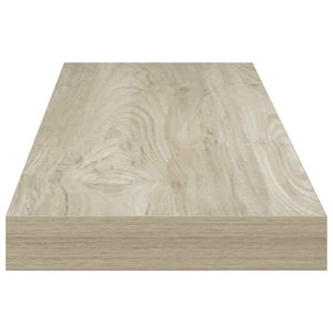 vidaXL Étagères flottantes 2 pcs Aspect chêne 80x23,5x3,8 cm MDF