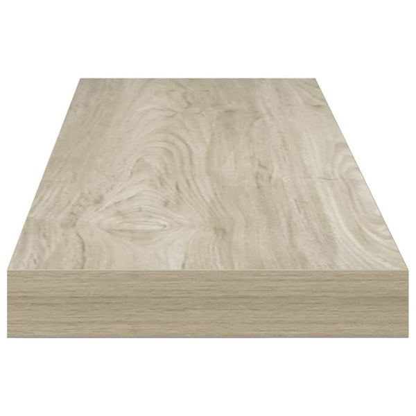 vidaXL Étagères flottantes 2 pcs Aspect chêne 80x23,5x3,8 cm MDF