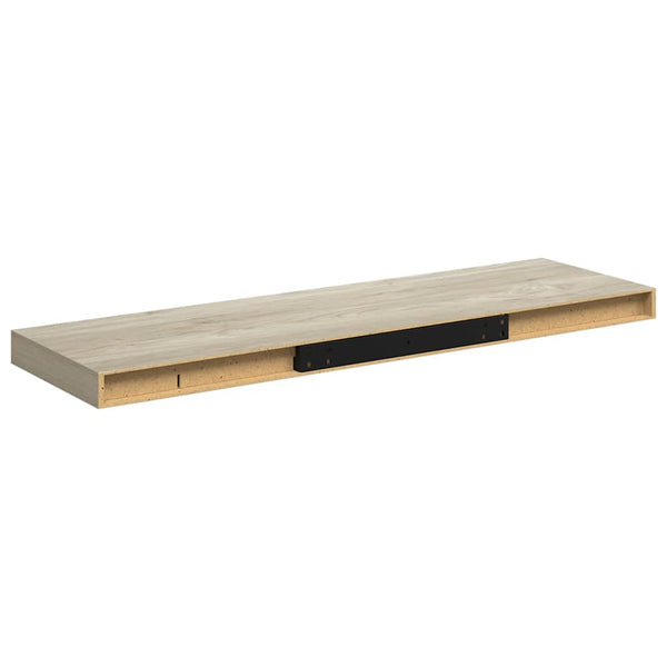 vidaXL Étagères flottantes 2 pcs Aspect chêne 80x23,5x3,8 cm MDF