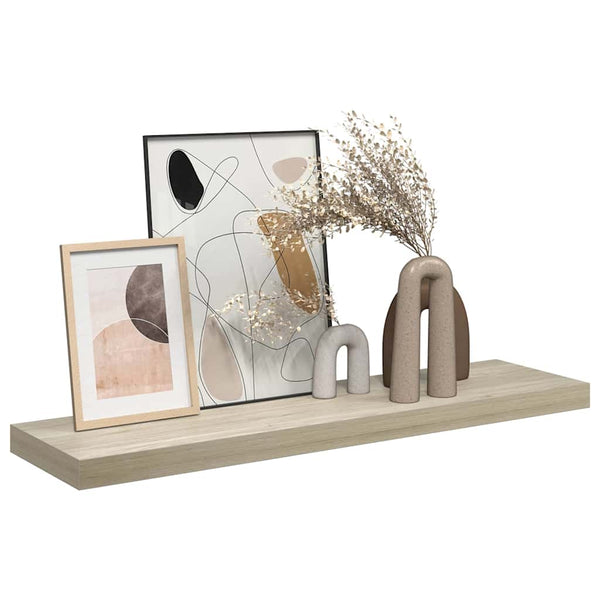 vidaXL Étagère murale aspect chêne 90x23,5x3,8 cm MDF