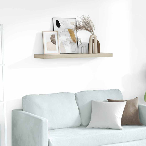 vidaXL Étagère murale aspect chêne 90x23,5x3,8 cm MDF