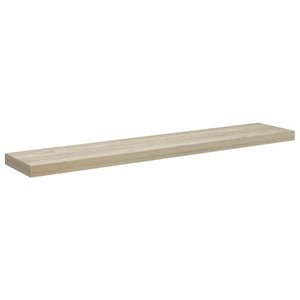 Schwebende Wandregale Eichefarben, 2er Set