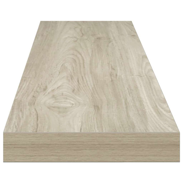 vidaXL Étagères murales 4 pcs Aspect chêne 120x23,5x3,8 cm MDF