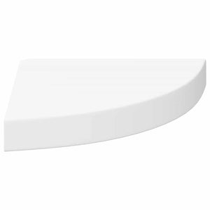 vidaXL Étagères d'angle flottantes 2 pcs Blanc 25x25x3,8 cm MDF