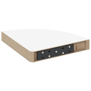 vidaXL Étagères d'angle flottantes 2 pcs Blanc 25x25x3,8 cm MDF