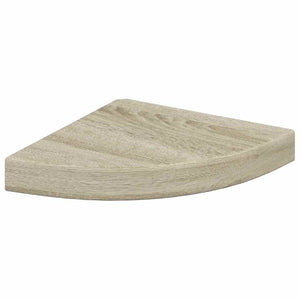 Eck-Wandregal Eichenoptik 25 cm