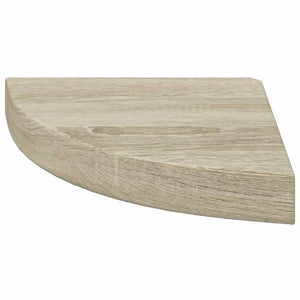 vidaXL Étagères d'angle flottantes 4 pcs aspect chêne 25x25x3,8 cm MDF