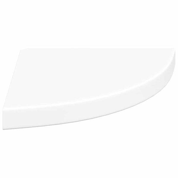 vidaXL Étagères d'angle flottantes 2 pcs Blanc 35x35x3,8 cm MDF