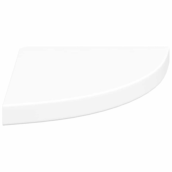 vidaXL Étagères flottantes d'angle 4 pcs Blanc 35x35x3,8 cm MDF