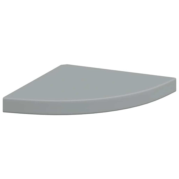 Graue Eck-Wandregale, 2er Set