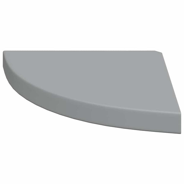 Graue Eck-Wandregale, 2er Set