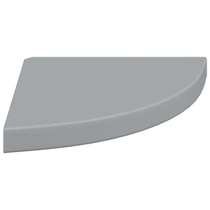 Graue Eck-Wandregale, 2er Set
