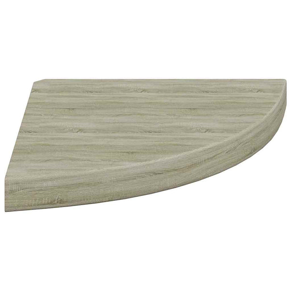 vidaXL Étagères d'angle flottantes 4 pcs aspect chêne 35x35x3,8 cm MDF