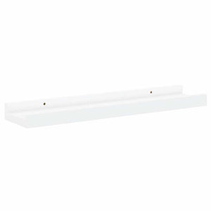 Weiße Bilderleisten 40 cm, 2er Set