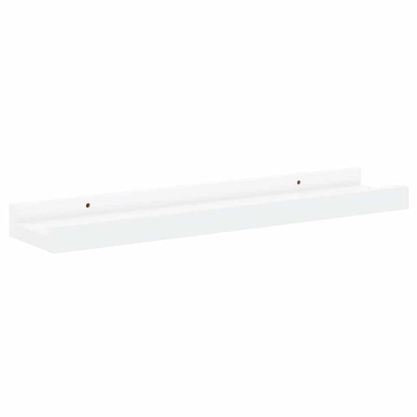 Weiße Bilderleisten 40 cm, 2er Set