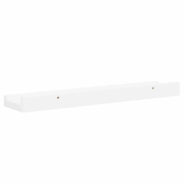 Weiße Bilderleisten 40 cm, 2er Set