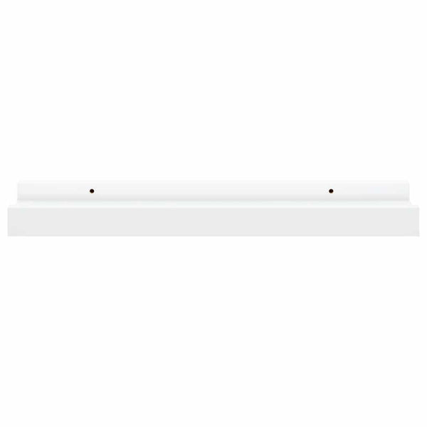 Weiße Bilderleisten 40 cm, 2er Set