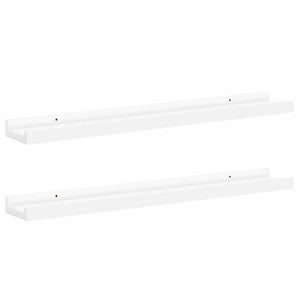 Bilderleisten Weiß 60 cm, 2er Set