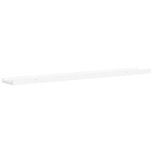 Weiße Bilderleisten 80 cm, 2er Set