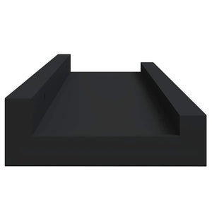 Schwarze Bilderleisten, 40 cm, 2er Set