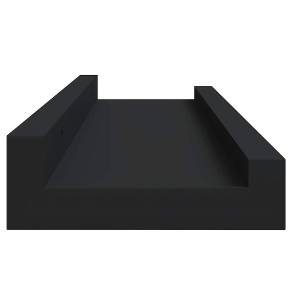 Schwarze Bilderleisten, 40 cm, 2er Set