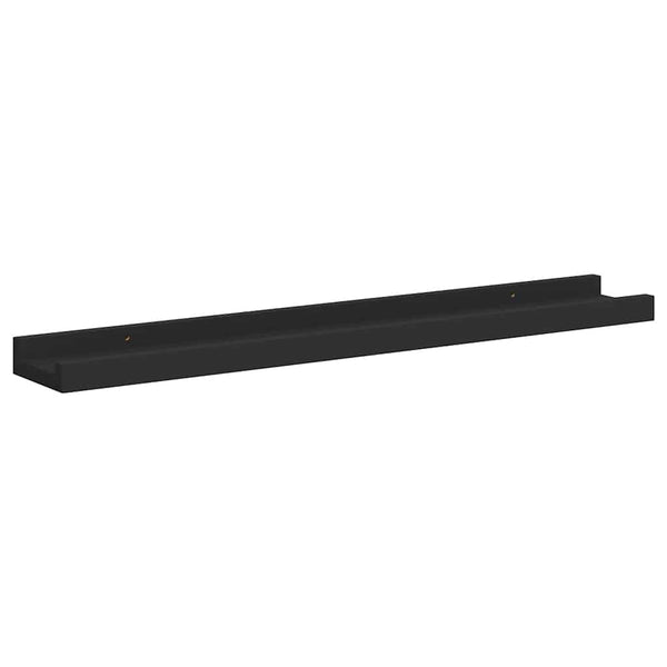 Schwarze Bilderleisten, 60 cm, 2er-Set