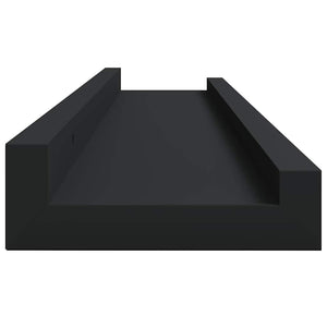 Schwarze Bilderleisten, 60 cm, 2er-Set