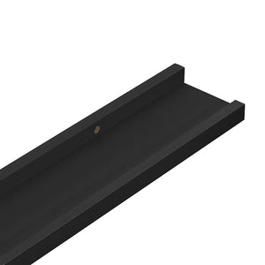 Schwarze Bilderleisten, 60 cm, 2er-Set