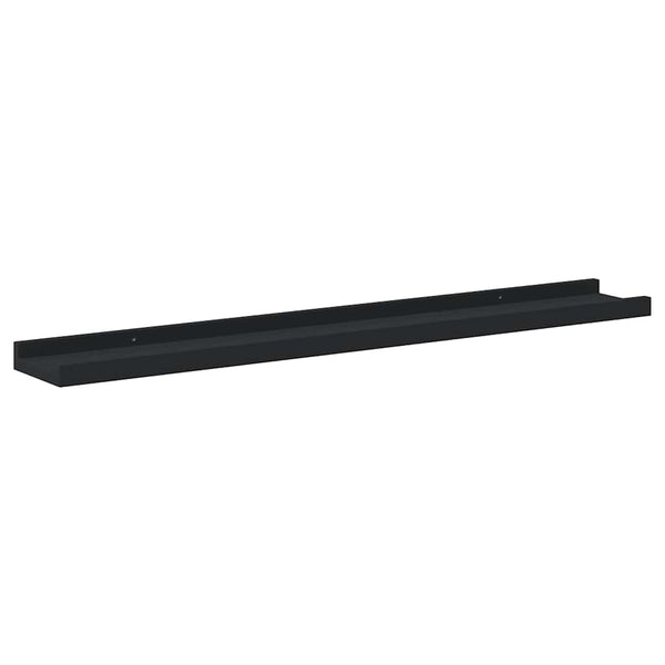Schwarze Bilderleisten, 2er Set, 80 cm