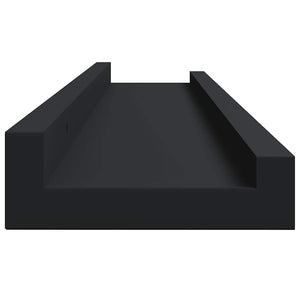 Schwarze Bilderleisten, 2er Set, 80 cm