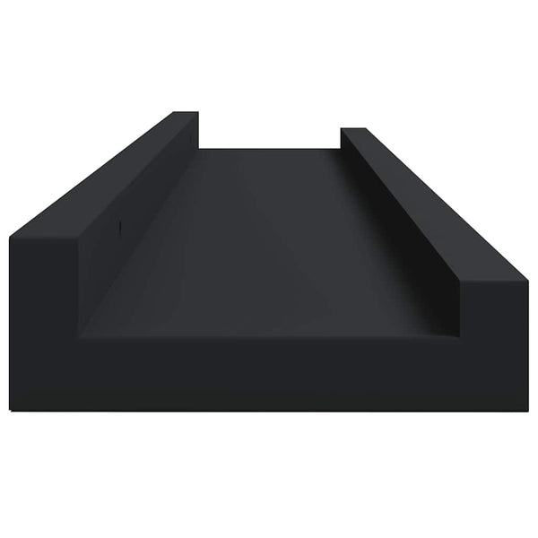 Schwarze Bilderleisten, 2er Set, 80 cm
