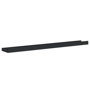 Schwarze Bilderleisten, 2er Set, 80 cm