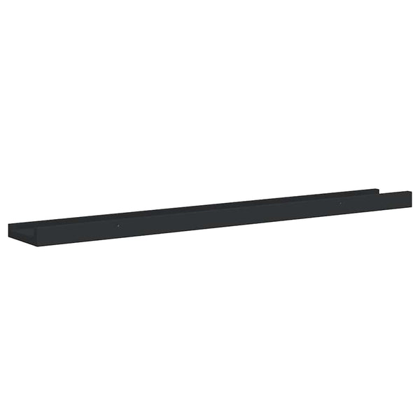Schwarze Bilderleisten, 2er Set, 80 cm