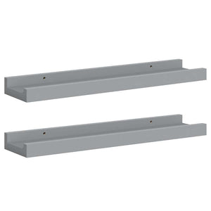 Graue Bilderleisten, 2er Set, 40 cm