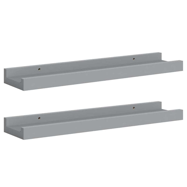Graue Bilderleisten, 2er Set, 40 cm